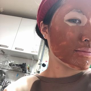 약손명가코스메틱 심결 깨어나는 맑음 팩 — 5점을 준 리뷰어가 2021년 2월 올린 사용 사진