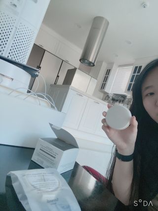 세렌디뷰티 퍼펙트 에어리 래디언스 쿠션 — 4점을 준 리뷰어가 2022년 1월 올린 사용 사진