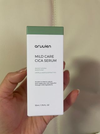 아르비엔 마일드케어 비건 시카세럼 — 5점을 준 리뷰어가 2021년 2월 올린 사용 사진