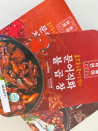 자연풍미 문어직화볶음 3종 (불고기, 불곱창, 치즈불닭) — 1.5점을 준 리뷰어가 2022년 6월 올린 사용 사진