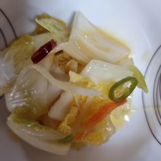 셰프애찬 단호박 백김치 1kg — 5점을 준 리뷰어가 2022년 10월 올린 사용 사진