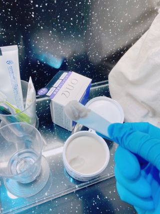 듀오코리아 [듀오] 피부맞춤형 저자극 클렌징밤 1종 랜덤발송 (모공케어,안색개선,안티에이징,블랙헤드) — 5점을 준 리뷰어가 2022년 4월 올린 사용 사진
