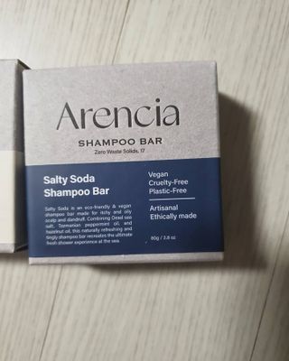 Arencia 아렌시아 솔티소다 샴푸바, 더 새틴 린스바 세트 — 3점을 준 리뷰어가 2021년 6월 올린 사용 사진
