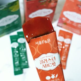 서울에프엔비 콜라스틴 3종 뷰티젤리스틱 45입 [ABC핏 15입 /  석류핏 15입 / 청스피루리나 15입] — 4점을 준 리뷰어가 2021년 9월 올린 사용 사진