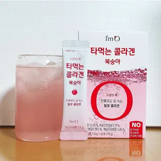 [음료수 대신 가능!]  빠르게 흡수되는 아임오 타먹는 콜라겐 1박스 — 4점을 준 리뷰어가 2023년 3월 올린 사용 사진
