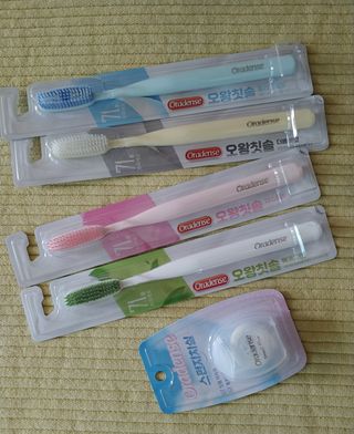 [오라덴스] 프리미엄 구강케어 버라이어티팩  + 스펀지치실 1P — 5점을 준 리뷰어가 2021년 7월 올린 사용 사진