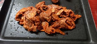 [앤더미트] 더 불맛 북성로 연탄불고기 반반 세트(간장맛 150g,매콤한 맛 150g) — 5점을 준 리뷰어가 2022년 4월 올린 사용 사진