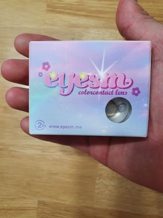 아이즘 컬러 콘택트렌즈 — 5점을 준 리뷰어가 2022년 7월 올린 사용 사진