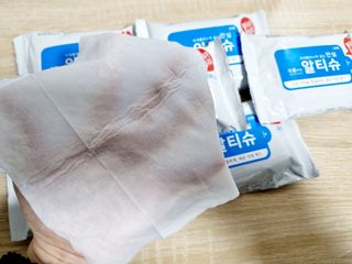 [엠메이데이] 안심 알티슈 20매 x 7 — 4점을 준 리뷰어가 2022년 1월 올린 사용 사진