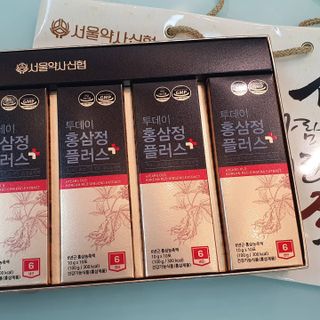 서울약사신협_투데이홍삼정플러스스틱_10g x 60포 — 5점을 준 리뷰어가 2021년 7월 올린 사용 사진