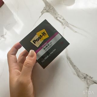 [3M] 포스트잇 점착메모지 강한점착용 노트654 심플리서린 5패드 430매 — 4점을 준 리뷰어가 2024년 9월 올린 사용 사진