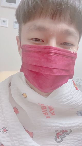 에어에이드 컬러 덴탈 마스크 — 5점을 준 리뷰어가 2021년 8월 올린 사용 사진