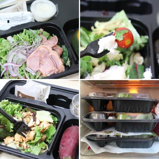 참살이도시락 작심삼일 샐러드도시락 3개 맛보기 새벽배송 또는 택배배송 — 4.5점을 준 리뷰어가 2021년 8월 올린 사용 사진