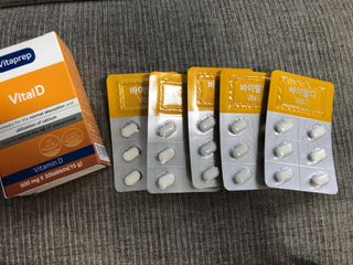 뉴트리션팩토리 비타프렙 바이탈디 비타민D 500mg — 4.5점을 준 리뷰어가 2021년 7월 올린 사용 사진