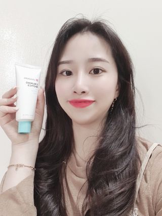 리더스코스메틱 리더스 카밍 바이오틱스 크림 마스크 — 5점을 준 리뷰어가 2021년 4월 올린 사용 사진