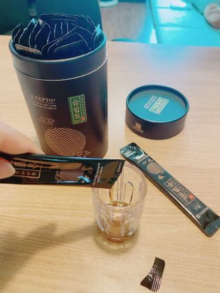 프리마인 자체 기업부설 연구소에서 찾아낸 건강한 수면의 비밀.  슬립토 플러스 30포 — 5점을 준 리뷰어가 2022년 5월 올린 사용 사진