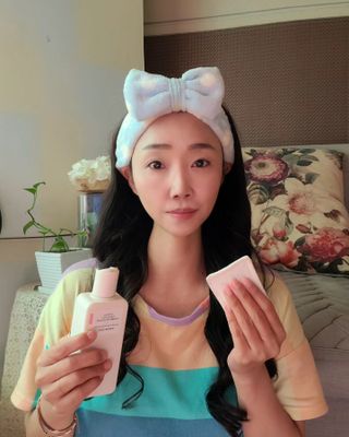 로우퀘스트 베리어 인핸싱 토너투에센스 200ml — 5점을 준 리뷰어가 2023년 10월 올린 사용 사진