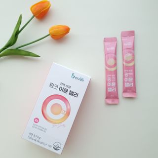 인디닥터 면역 생생 핑크 이뮨 젤리 + 타이탄 BCAA 프로틴 젤리스틱 — 5점을 준 리뷰어가 2022년 3월 올린 사용 사진