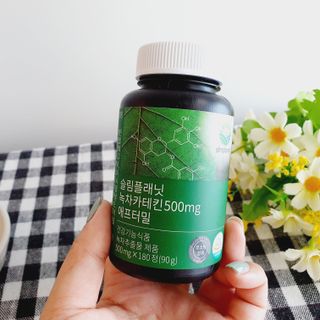 슬림플래닛 녹차카테킨 500mg 애프터밀 — 5점을 준 리뷰어가 2021년 8월 올린 사용 사진