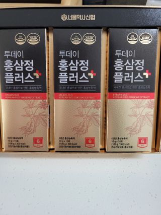 서울약사신협_투데이홍삼정플러스스틱_10g x 30포 — 5점을 준 리뷰어가 2021년 2월 올린 사용 사진