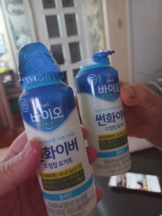 LIVE 매일바이오 썬화이버 드링킹 요거트 — 5점을 준 리뷰어가 2022년 8월 올린 사용 사진