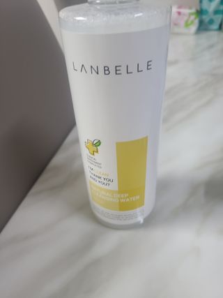 랑벨 내츄럴 딥 클렌징 워터 500ml — 5점을 준 리뷰어가 2022년 6월 올린 사용 사진