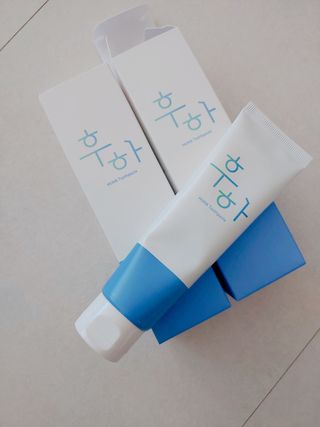 [심폐소생소] 무불소 임산부 천연 치약 — 5점을 준 리뷰어가 2021년 11월 올린 사용 사진