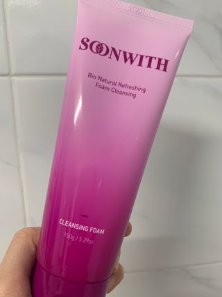 SOONWITH 바이오 내추럴 리프레싱 폼클렌징 — 4점을 준 리뷰어가 2021년 3월 올린 사용 사진