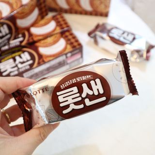 롯데제과 롯샌 카페크런치 — 5점을 준 리뷰어가 2021년 10월 올린 사용 사진