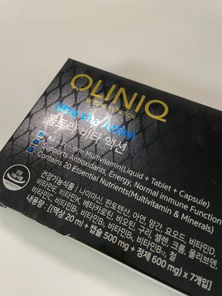 올리닉 울트라비타액션 — 5점을 준 리뷰어가 2021년 8월 올린 사용 사진