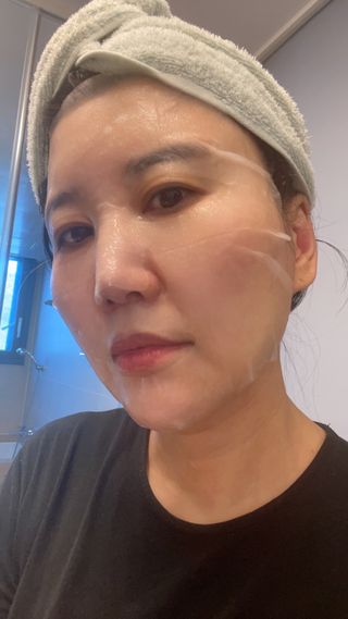 에이스노 레스큐 부스트 하이드레이션 시트마스크 — 5점을 준 리뷰어가 2021년 10월 올린 사용 사진