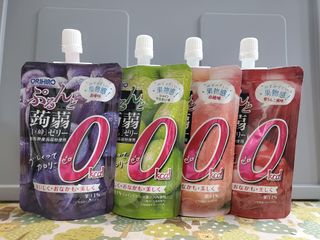 ORIHIRO 오리히로 곤약젤리 제로칼로리 130g 4종 4팩(맛별로 1팩씩) — 5점을 준 리뷰어가 2023년 3월 올린 사용 사진