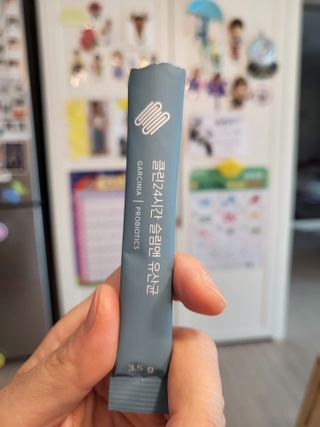 클린24시간 슬림앤유산균 1박스 (3.5g X 15포) — 5점을 준 리뷰어가 2022년 11월 올린 사용 사진