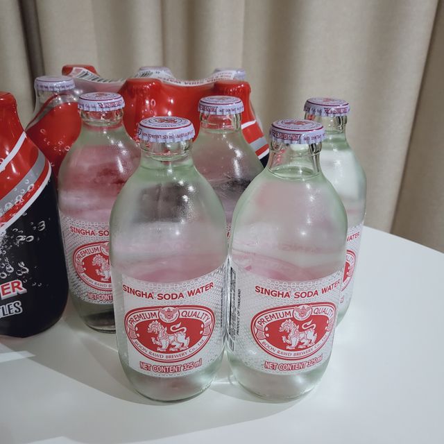 싱하소다워터 리뷰 사진