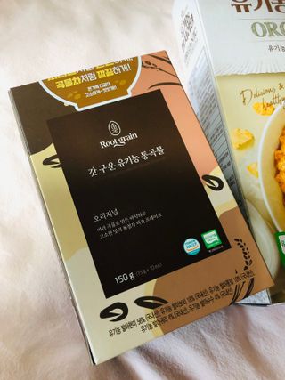 브랜드K 플래그십스토어 [브랜드K X 씨알로]자연의 영양을 그대로 담은 유기농 쌀 시리얼 390g + 갓 구운 유기농 발아통곡물 150g — 5점을 준 리뷰어가 2022년 1월 올린 사용 사진