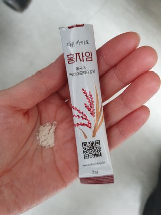 하루 1포로 콜레스테롤, 유산균, 고역가 소화효소까지 한번에 섭취! 다온바이오 홍자임 1개월분(30포) — 5점을 준 리뷰어가 2022년 12월 올린 사용 사진