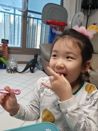 컬처렐 LGG 어린이 유산균 키즈츄어블 1개월분 — 5점을 준 리뷰어가 2021년 1월 올린 사용 사진