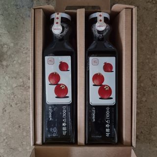 [바이윙클] 페르시아 유기농 석류 착즙주스 750ml 2병 + 선물박스 세트 — 5점을 준 리뷰어가 2022년 2월 올린 사용 사진