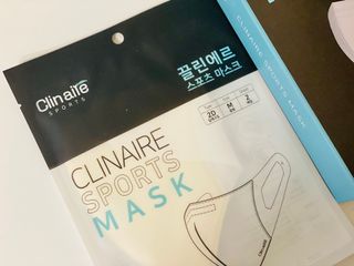 끌린에르 스포츠 귀편한 새부리형 마스크 — 5점을 준 리뷰어가 2022년 2월 올린 사용 사진
