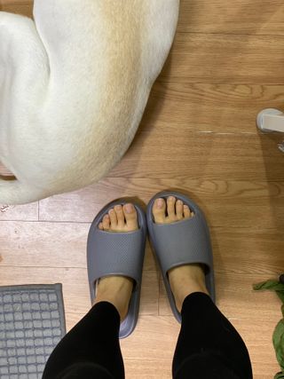 창신리빙 [프랑코 EVA 항균 거실화] 똑똑한 정리 수납 — 5점을 준 리뷰어가 2021년 2월 올린 사용 사진