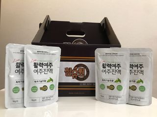 참유원 특허제조 활력 여주진액 여주즙 50포 — 5점을 준 리뷰어가 2022년 3월 올린 사용 사진