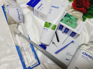 주식회사 클린디 [클린디]🌿민트향으로 상쾌하게, 단짝가글 + 맞춤 칫솔 + 치약 세트🦷 — 5점을 준 리뷰어가 2021년 12월 올린 사용 사진