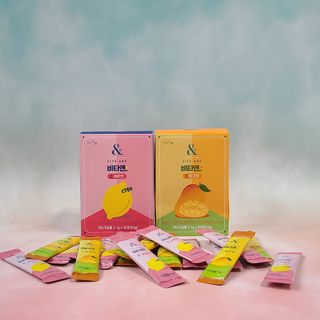 비타앤C 레몬맛, 망고맛 — 5점을 준 리뷰어가 2021년 6월 올린 사용 사진