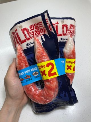 한성기업 와일드 크래미 — 5점을 준 리뷰어가 2021년 10월 올린 사용 사진