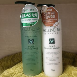 어라운드미 [어라운드 미] 탈모 증상 완화 스칼프 샴푸 + 두피 영양 공급 트리트먼트 — 4.5점을 준 리뷰어가 2021년 6월 올린 사용 사진