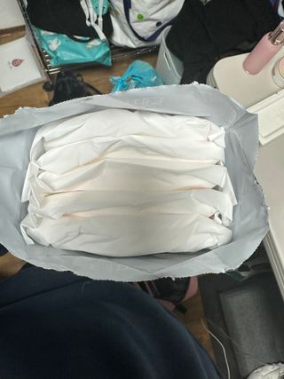 N[템포 ] 패드 내추럴 순면 입는 오버나이트 5P * 2개 — 5점을 준 리뷰어가 2024년 3월 올린 사용 사진