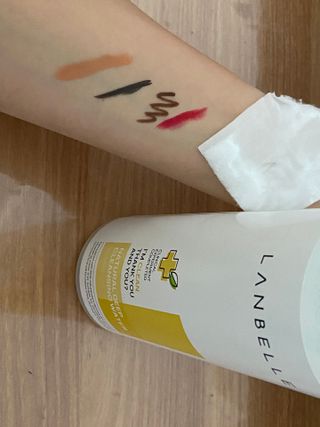 랑벨 내츄럴 딥 클렌징 워터 500ml — 5점을 준 리뷰어가 2022년 6월 올린 사용 사진