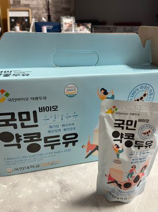 국민바이오 약콩두유 — 3점을 준 리뷰어가 2022년 6월 올린 사용 사진