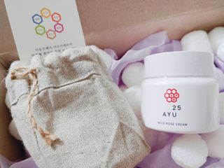 AYU25[아유트웬티파이브]다마스크로즈워터 베이스 천연 수분 촉촉 크림 — 4점을 준 리뷰어가 2021년 3월 올린 사용 사진