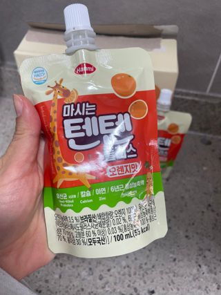 나우캠페인용 [한미사이언스] 우리 아이 튼튼, 엄마 마음 든든! 마시는텐텐 플러스 (100ml*10입) — 5점을 준 리뷰어가 2023년 12월 올린 사용 사진